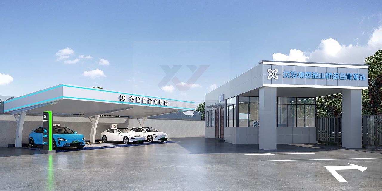 新能源停车场充电新场所新风格