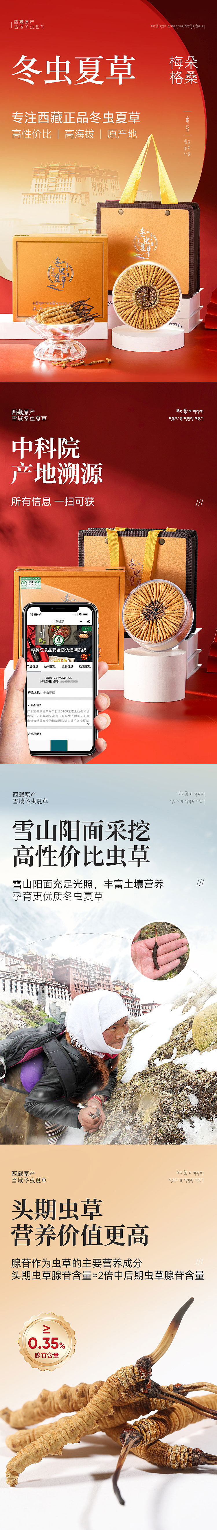 冬虫夏草详情虫草西藏那曲详情淘宝天猫京东拼多多抖音（图ZMzk0MTUyMjg4） - 其他平面 - 站酷设计师星辰设计师原创素材 - 站酷ZCOOL