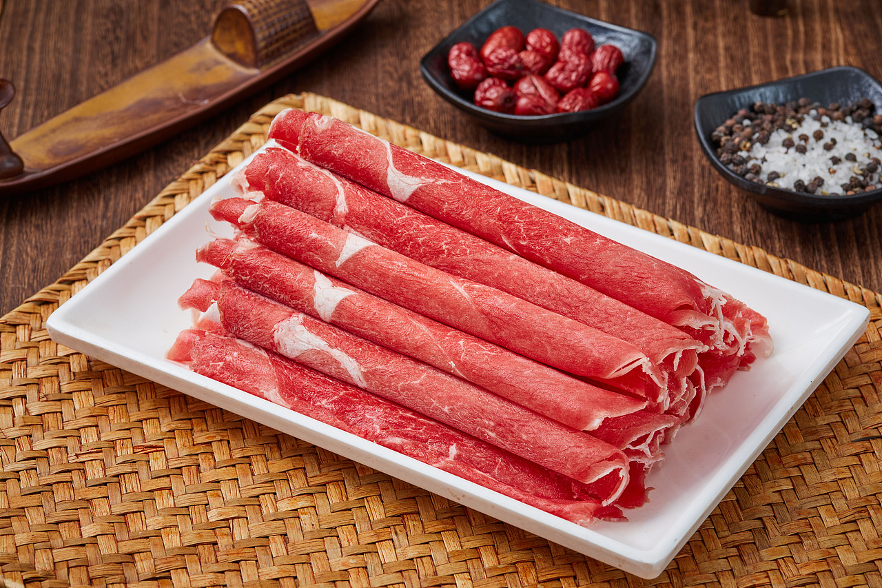 牛肉拍摄——巴西原切肥牛卷