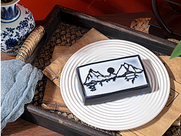 產(chǎn)品攝影|國風(fēng)山水造型龜苓膏模具