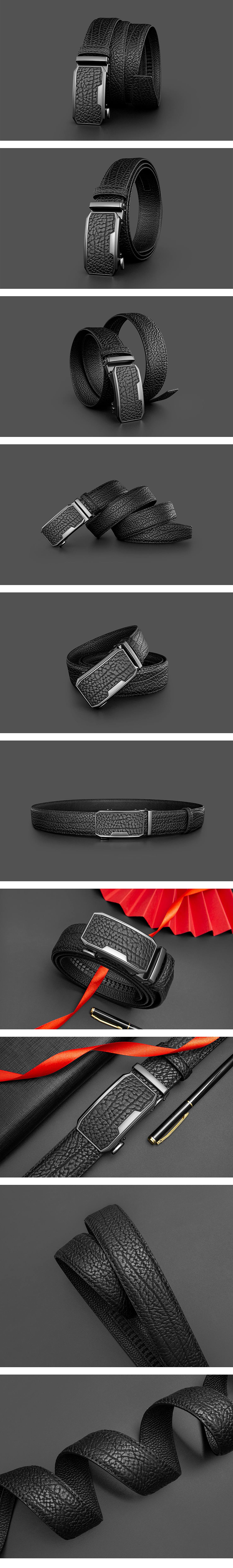 黑色男士腰带拍摄+精修
