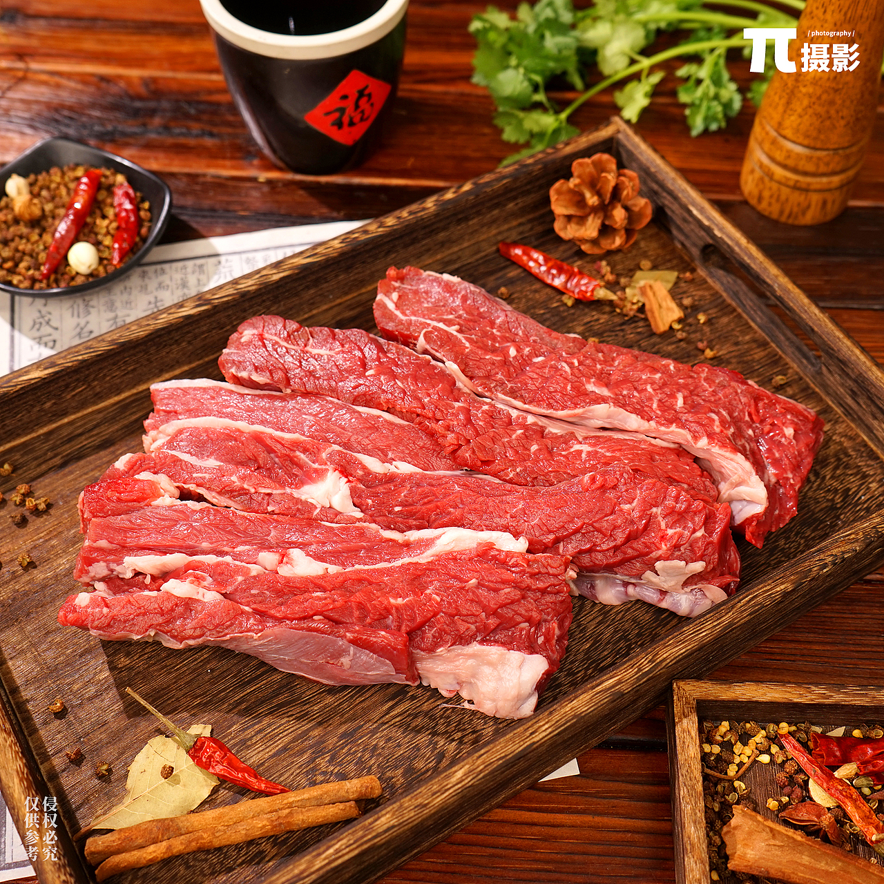 【美食摄影】鲜切牛腩/牛腿丨生鲜摄影 肉类 环境 产品