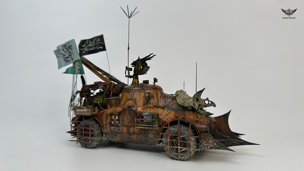 狂暴三角龙号末日战车（图ZMzk0MTY0NTQw） - 手办/模玩 - 站酷设计师NONOMODEL原创素材 - 站酷ZCOOL
