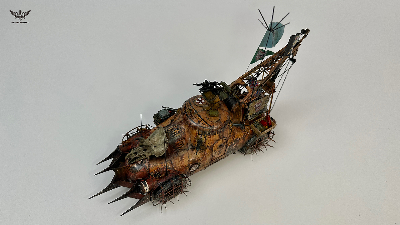 狂暴三角龙号末日战车（图ZMzk0MTY0NTQ0） - 手办/模玩 - 站酷设计师NONOMODEL原创素材 - 站酷ZCOOL