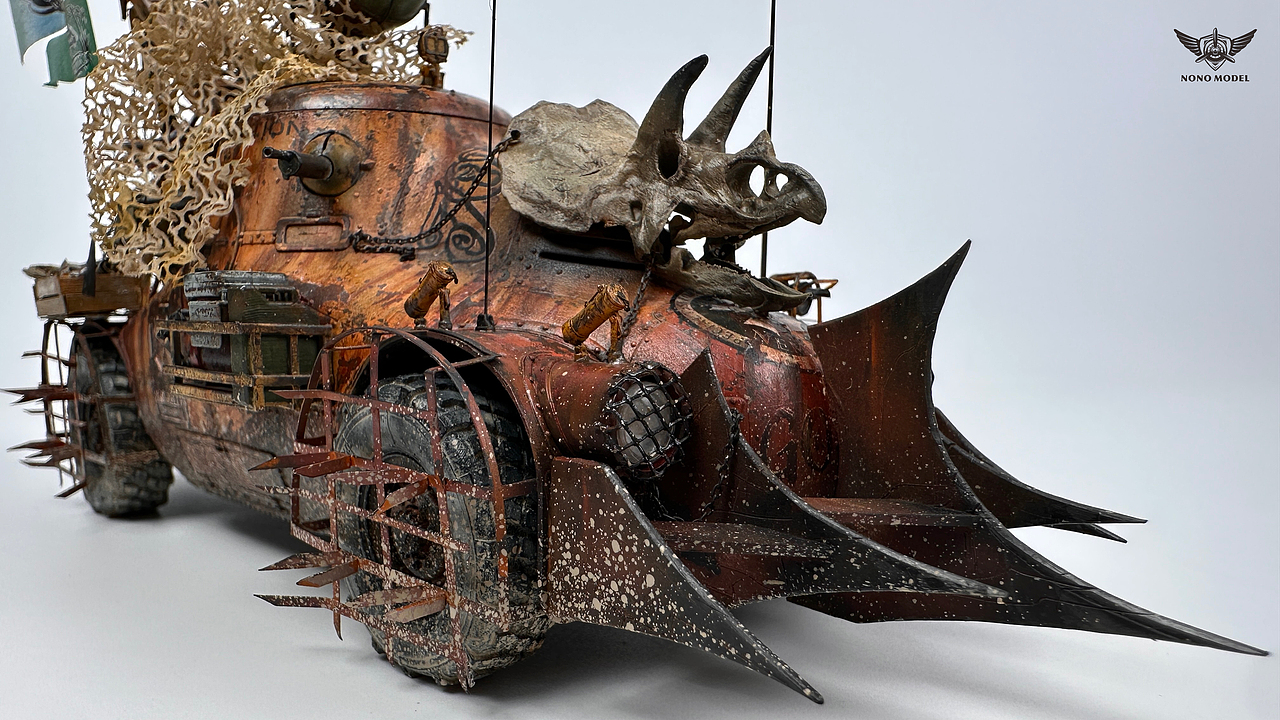 狂暴三角龙号末日战车（图ZMzk0MTY0NjY4） - 手办/模玩 - 站酷设计师NONOMODEL原创素材 - 站酷ZCOOL