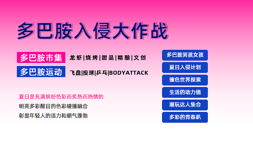 2025商业购物中心多巴胺潮流运动美食市集主题活动