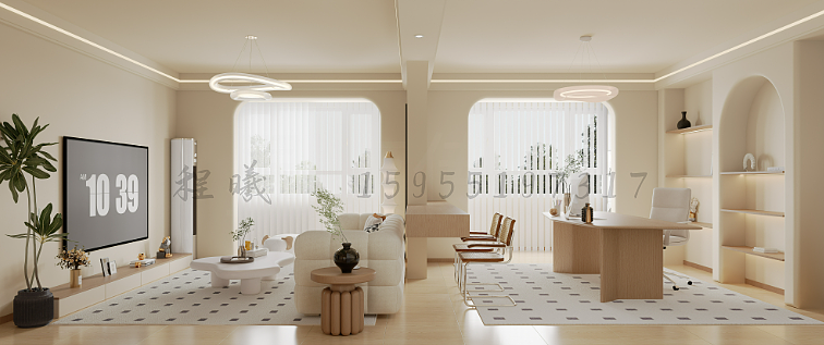 原木奶油风空间