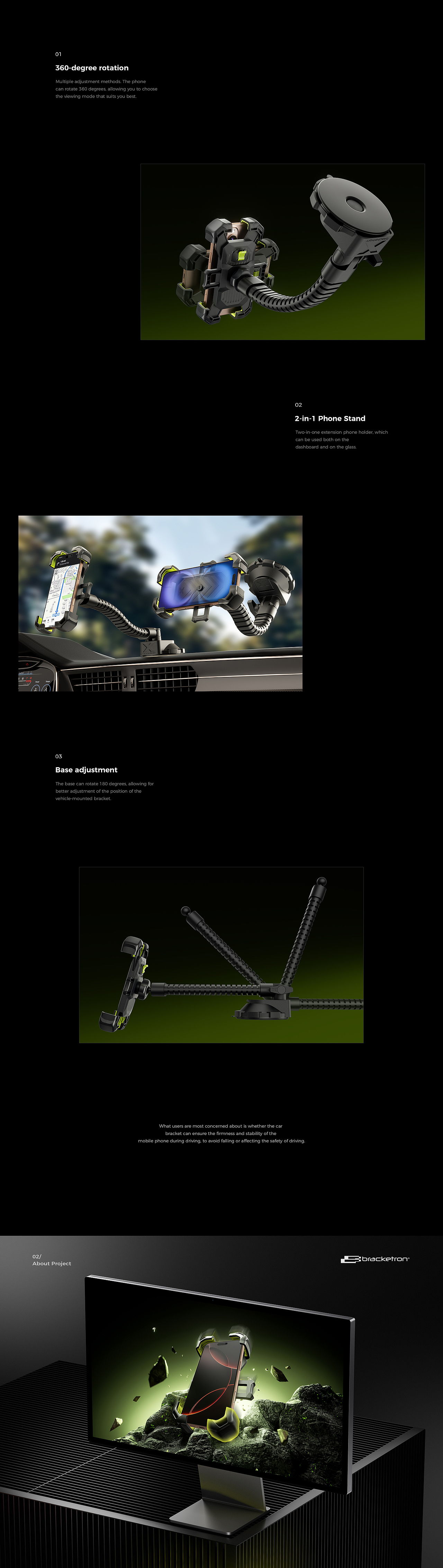 亚马逊Amazon年中总结、Bracketron品牌视觉设计（图ZMzk0MTc4NzI4） - 电商 - 站酷设计师不是杰小瑞原创素材 - 站酷ZCOOL