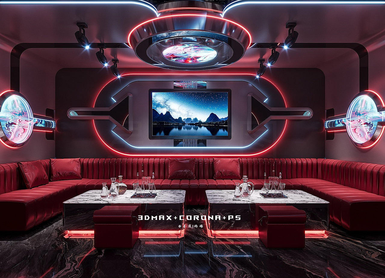 KTV设计 —— 光影叠奏,奢享声宴