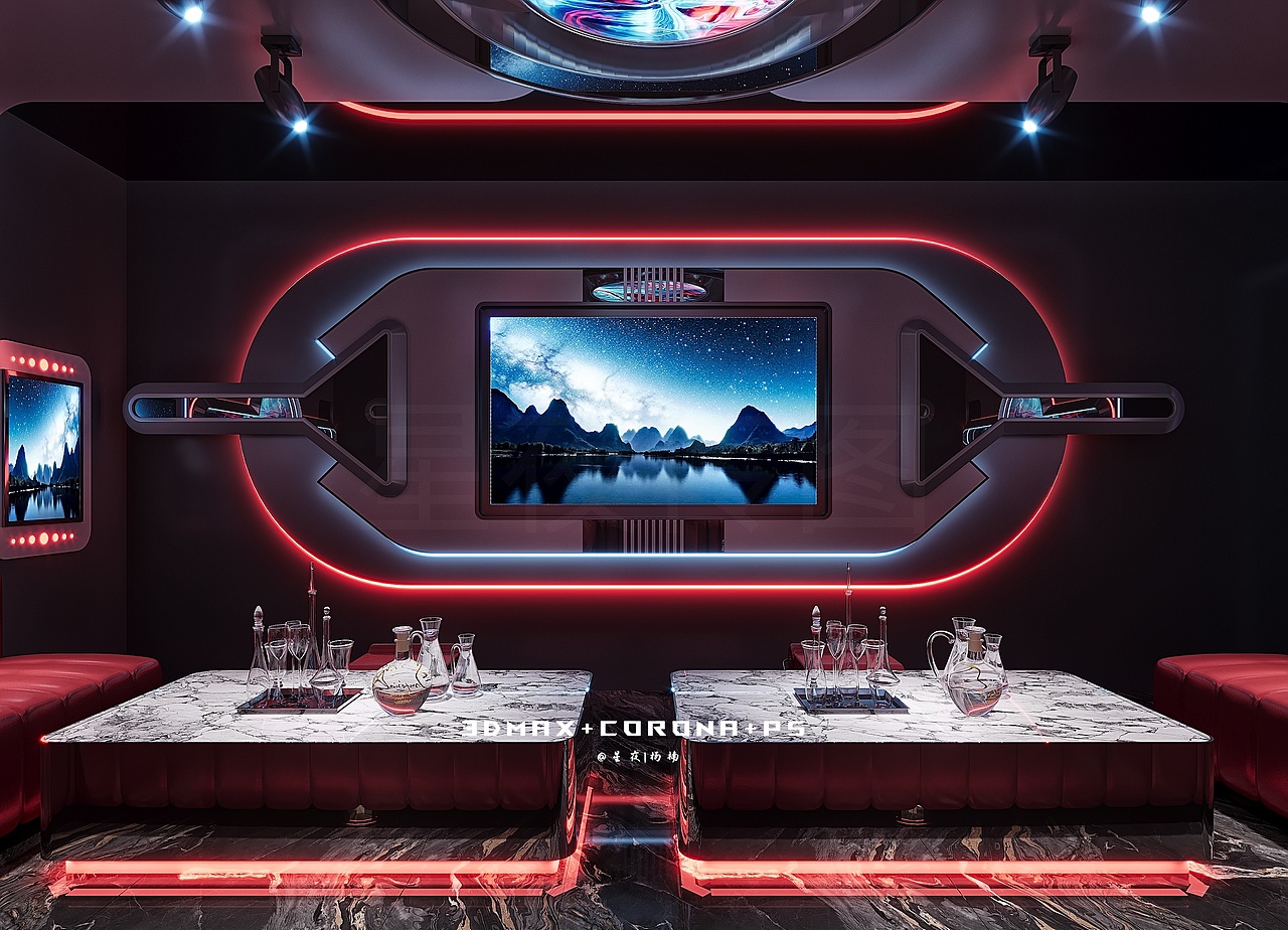 KTV设计 —— 光影叠奏,奢享声宴
