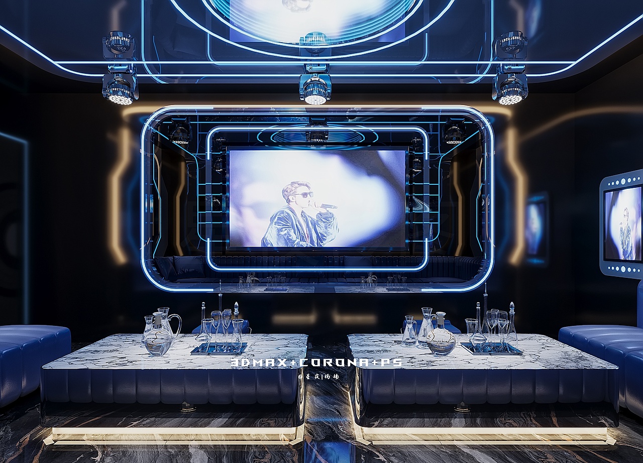 KTV设计 —— 光影叠奏,奢享声宴