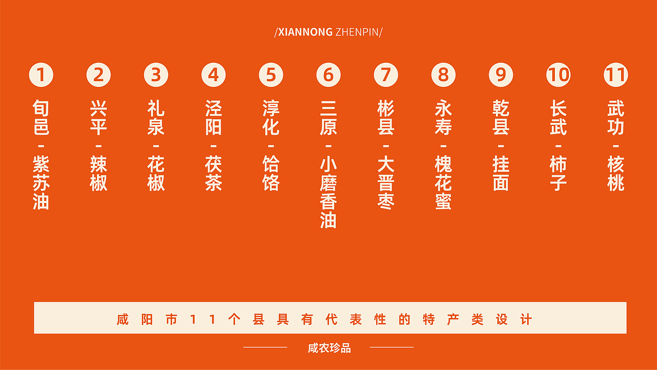 咸阳市一县一品一县一特产品规划