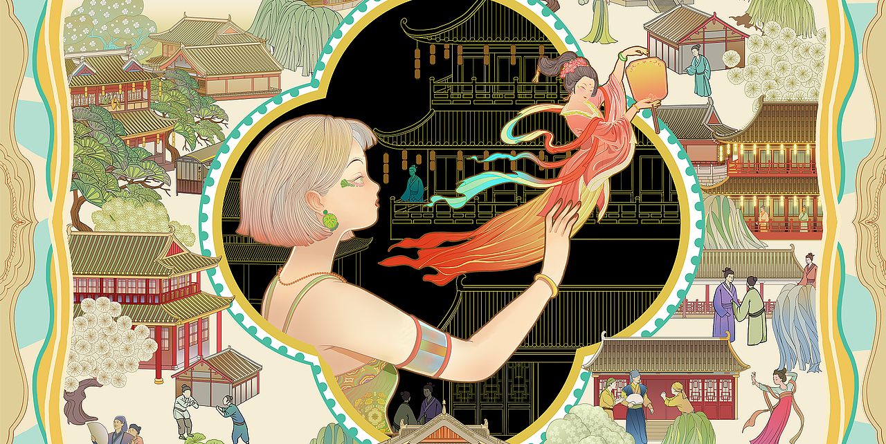 穿越千年-入戏一刻（图ZMzk0MTg5ODgw） - 宣传物料 - 站酷设计师果汁LL原创素材 - 站酷ZCOOL