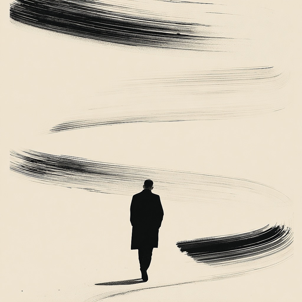 sref 3904481136, MJ V7 空灵单色纹理艺术