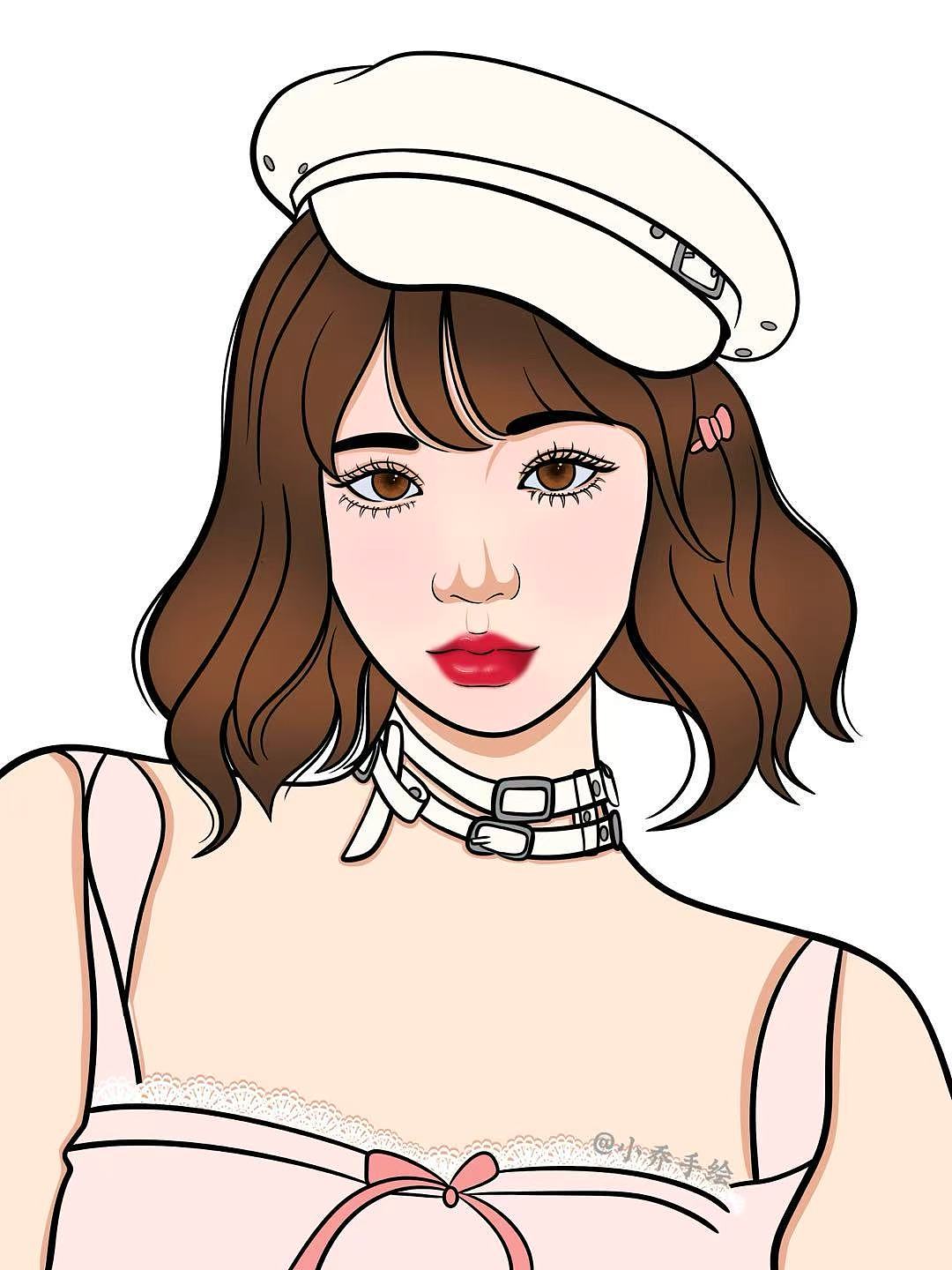 插画美女（图ZMzk0MTk3MTAw） - 商业插画 - 站酷设计师小乔设计师原创素材 - 站酷ZCOOL