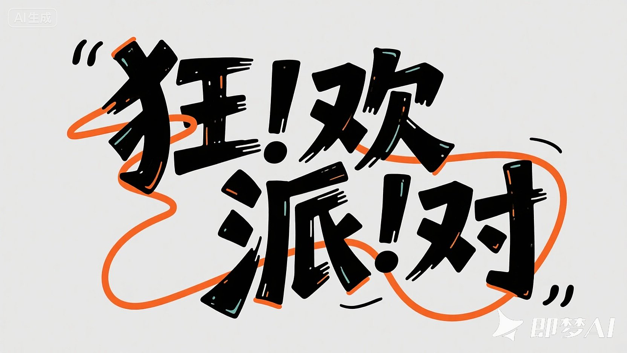 字体设计(练习版),有的是AI生成,不喜勿喷