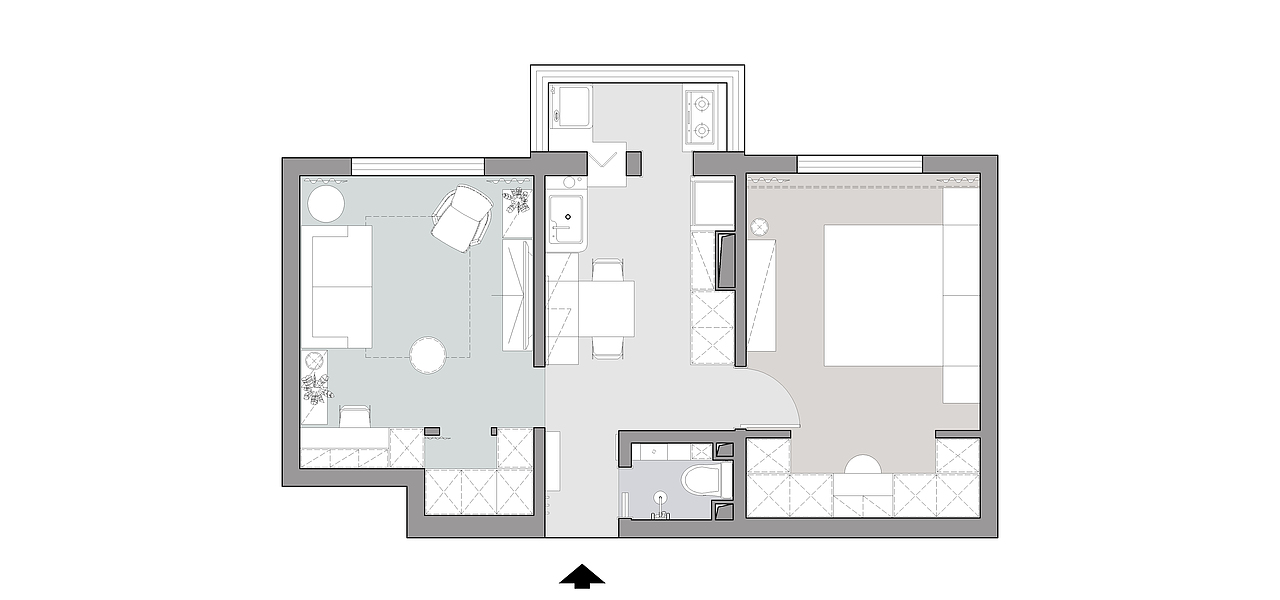 丁克夫妻用自己的审美,装了一个45㎡复古小家