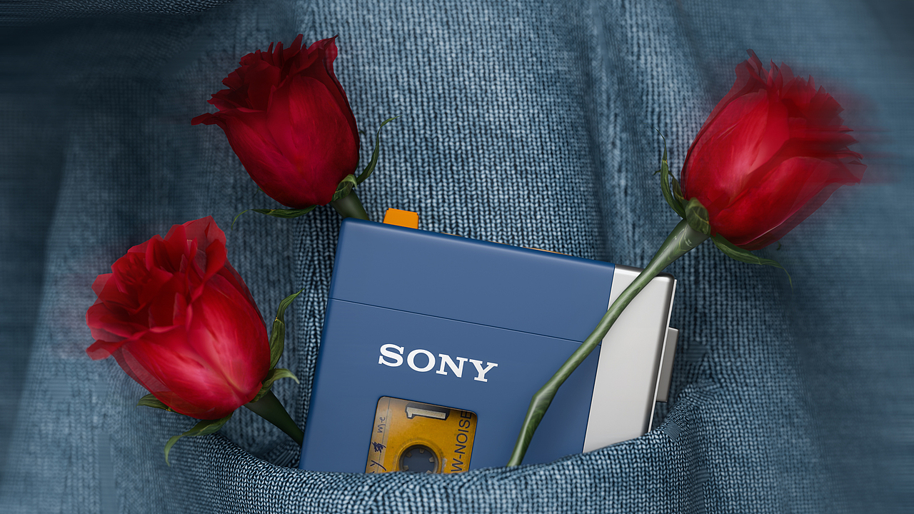 索尼磁带播放机|Blender建模渲染（图ZMzk0MjA1MTI0） - 产品 - 站酷设计师思文和搅拌机原创素材 - 站酷ZCOOL