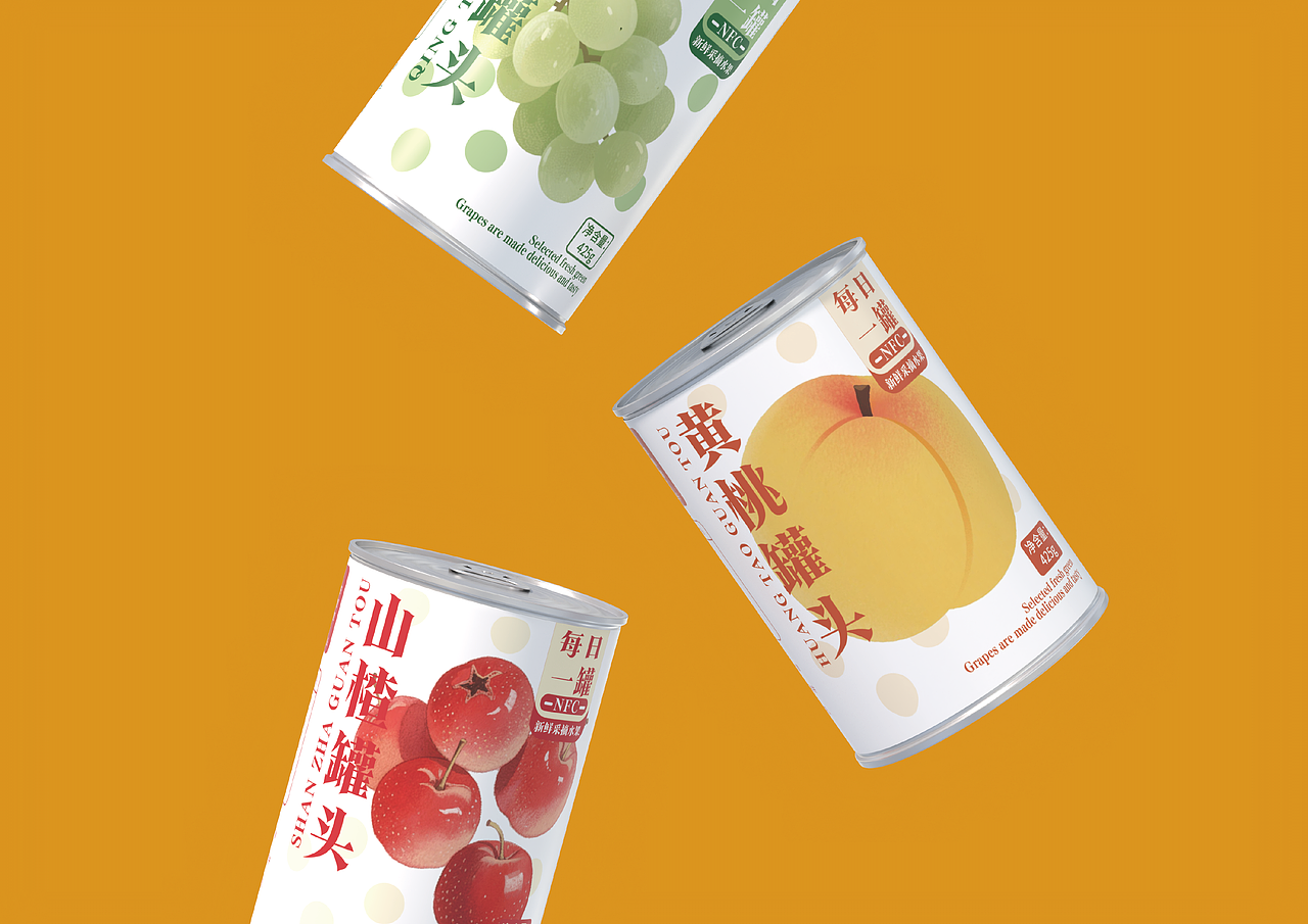 水果罐头品牌包装设计【逐浪派对】