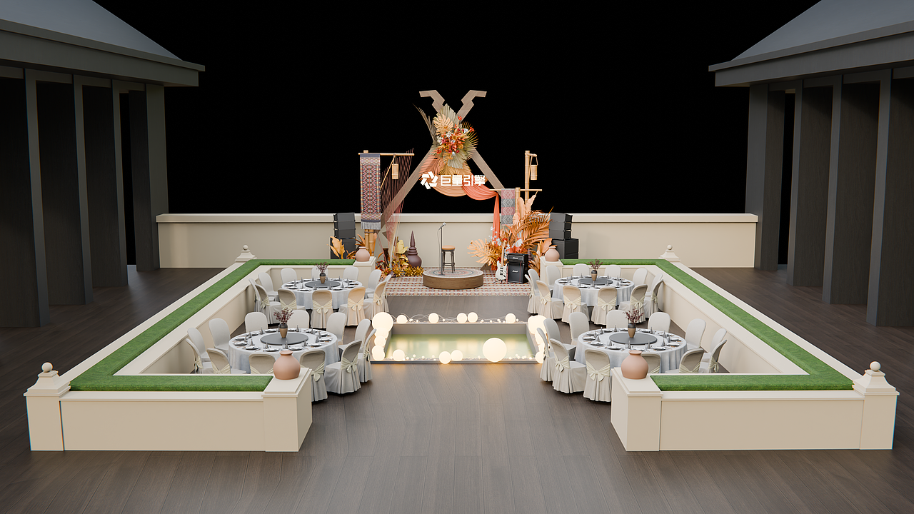 陈展会议 | 巨量引擎西双版纳2024研学营（图ZMzk0MjA4MDM2） - 舞台美术 - 站酷设计师小郭儿_设计原创素材 - 站酷ZCOOL