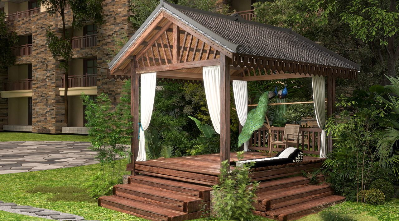 云南民族风格装饰陈展（亭子）设计 | 2024年方案汇总（图ZMzk0MjEwODIw） - 展陈设计 - 站酷设计师小郭儿_设计原创素材 - 站酷ZCOOL