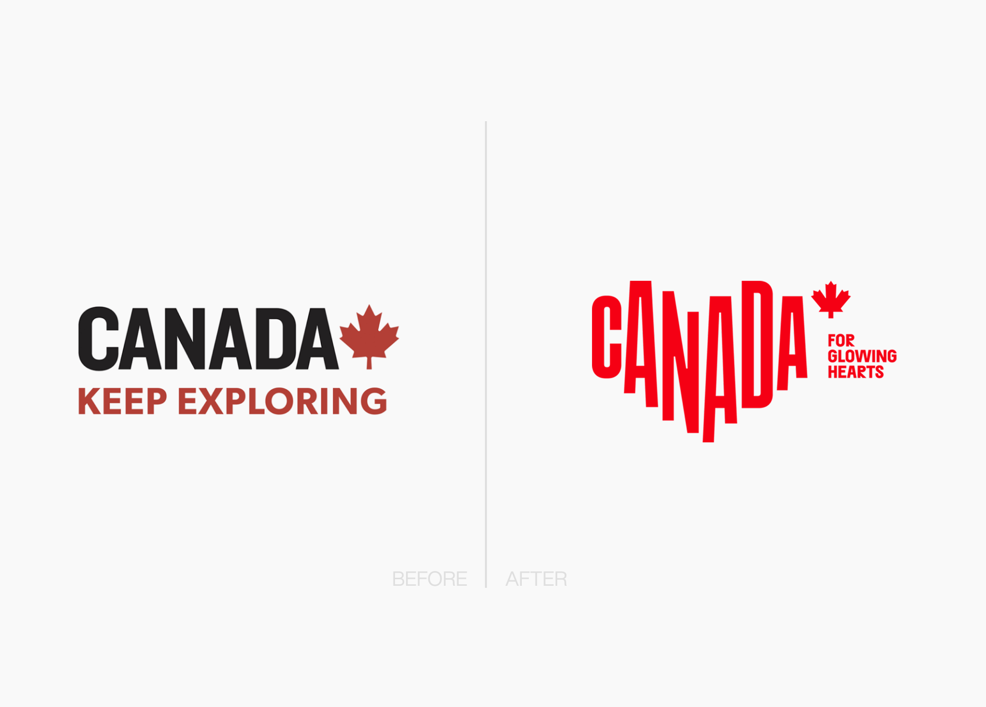 丢弃经典枫叶变心形,加拿大如何赢回老牌旅游城市品牌话语权?