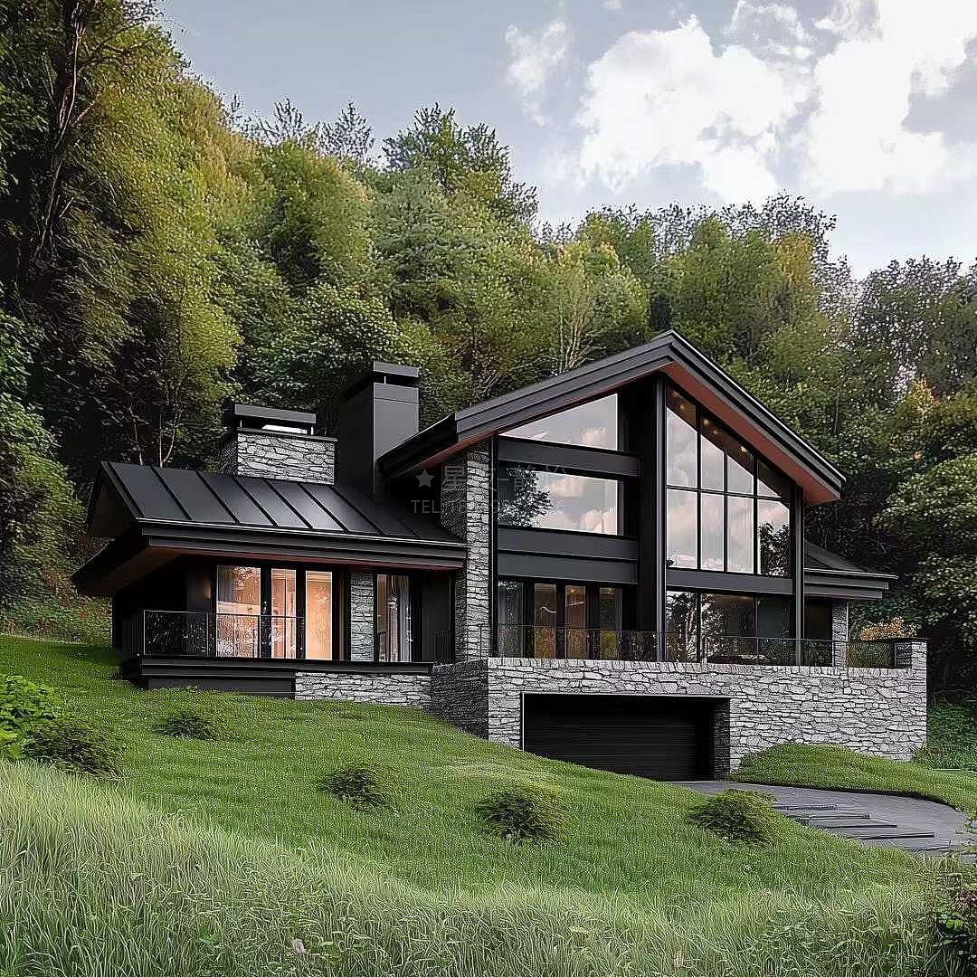 现代别墅景观效果案例