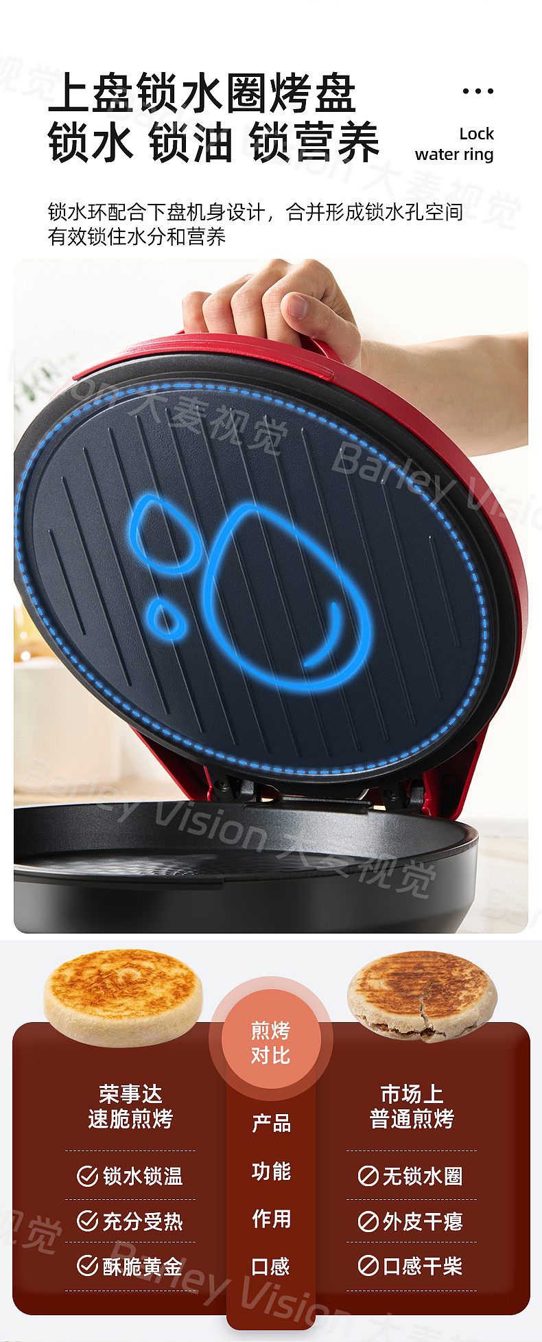 荣事达电饼档全案拍摄制作-大麦摄影（图ZMzk0MjE3NDgw） - 产品摄影 - 站酷设计师大麦摄影视觉原创素材 - 站酷ZCOOL