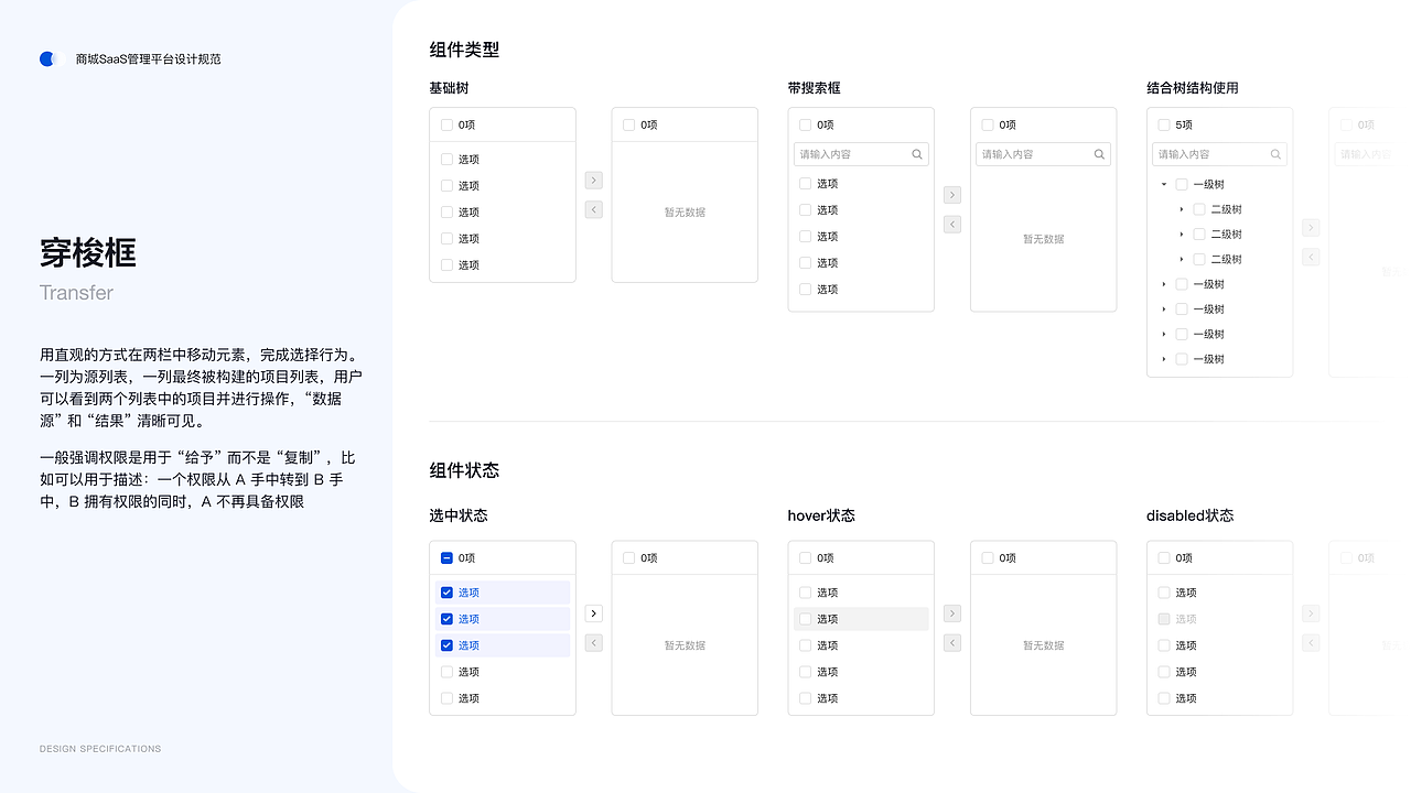商城SaaS运营管理平台后台设计规范