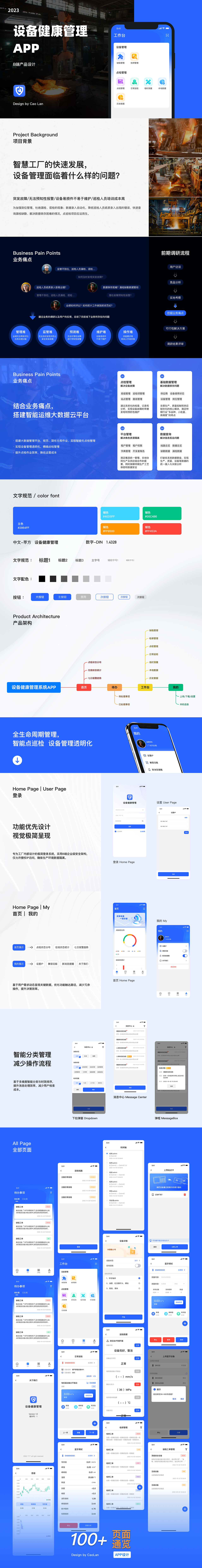 设备健康管理平台PC端+APP端