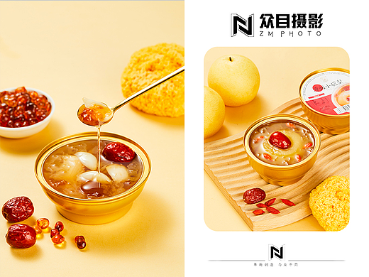小炖梨 桃胶百合| 美食摄影 x 众目视觉