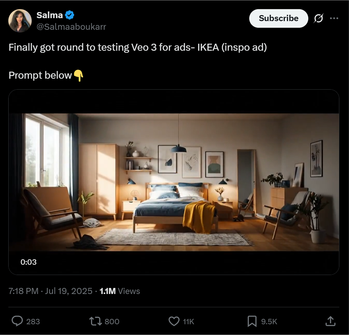 比切水果还上头！一只纸箱“蹦”出整个房间，这类 AI 视频正刷屏全网（附提示词模板）