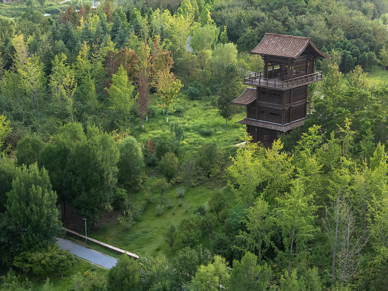 景观摄影｜郑州西流湖公园（图ZMzk0MjM2OTI0） - 环境/建筑摄影 - 站酷设计师李牧严原创素材 - 站酷ZCOOL