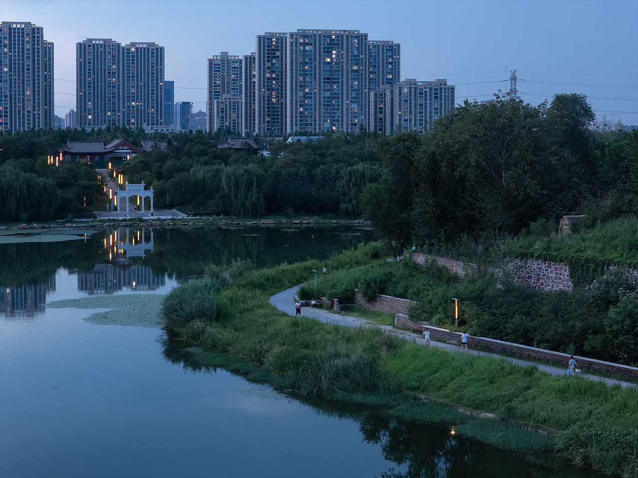 景观摄影｜郑州西流湖公园（图ZMzk0MjM3MTA0） - 环境/建筑摄影 - 站酷设计师李牧严原创素材 - 站酷ZCOOL