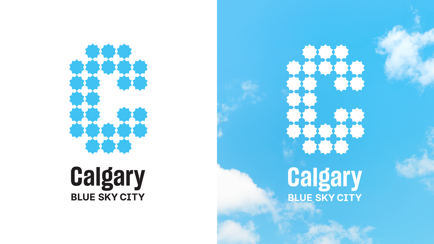 卡尔加里城市品牌 主标志组合