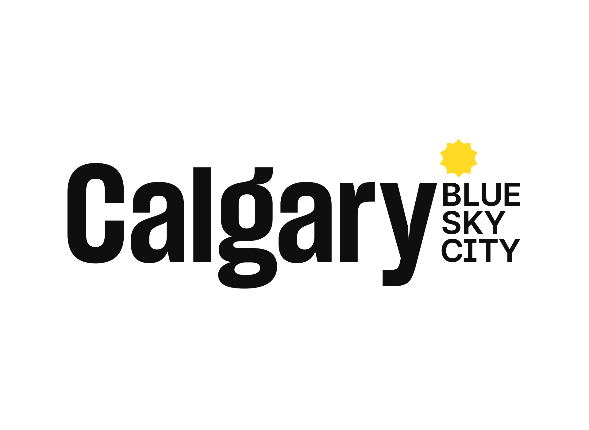 卡尔加里城市品牌 文字标志组合