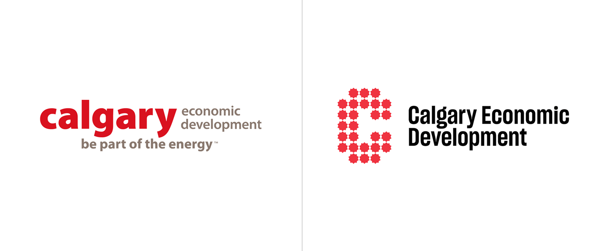 卡尔加里经济发展局(Calgary Economic Development)标志新旧对比