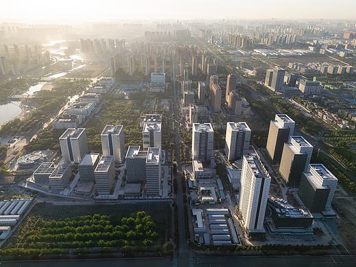 建筑摄影|郑州《天建湖产业园》