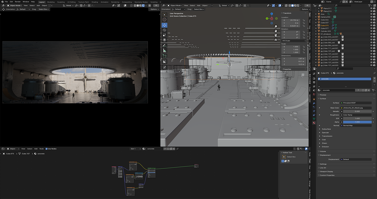 Blender概念设计《钥匙》