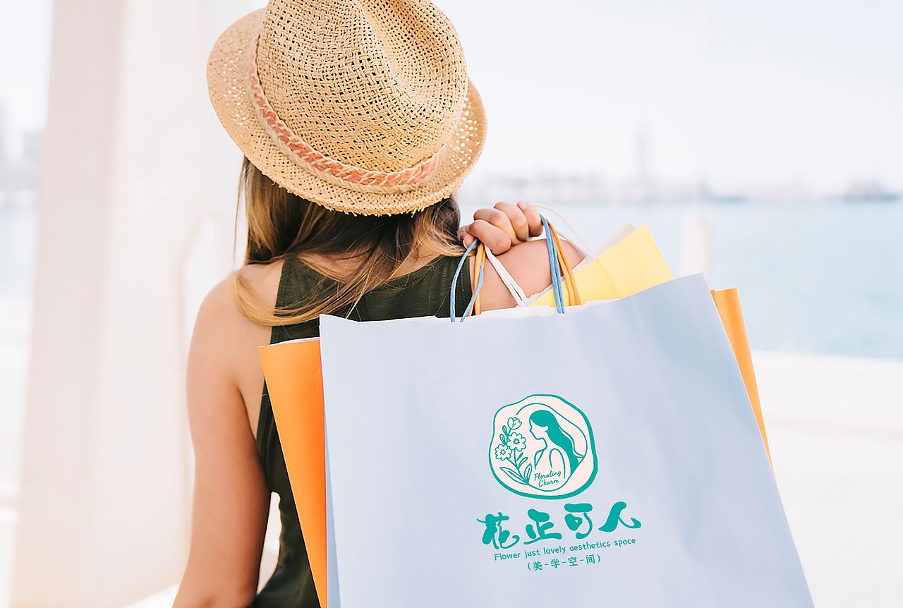 LOGO 高端美学花束包装礼盒类婚庆艺术展览花卉类 logo