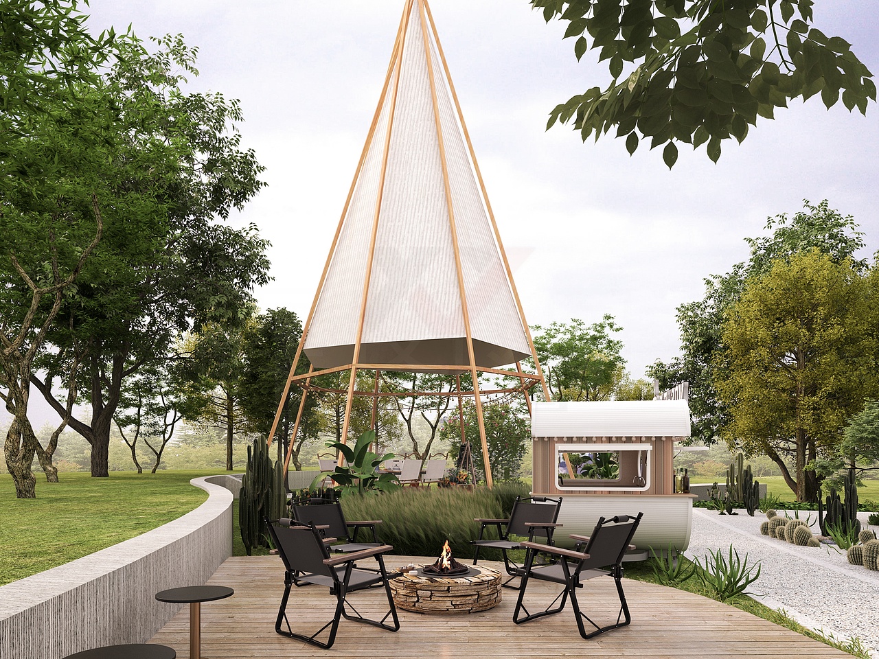 这样的别墅你喜欢吗?别墅效果图