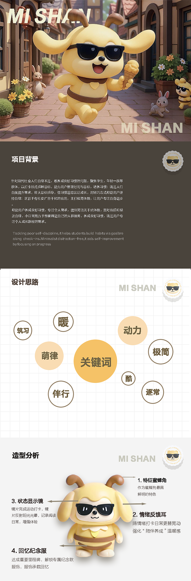 《蜜蜂狗·蜜闪仔仔图鉴》（图ZMzk0MjU4NDU2） - IP形象 - 站酷设计师Z392026138原创素材 - 站酷ZCOOL