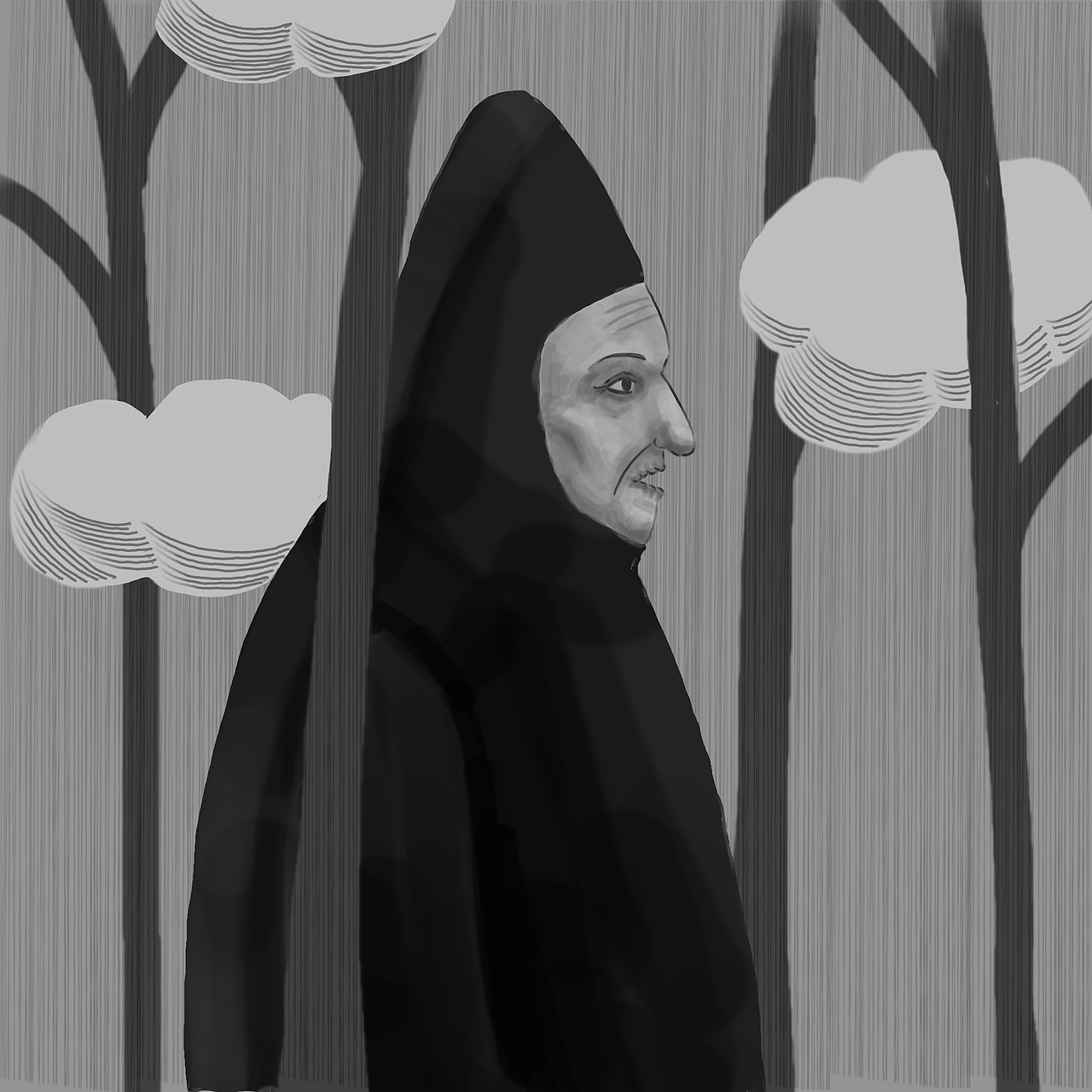 森林中的女巫（图ZMzk0MjYzNTU2） - 儿童插画 - 站酷设计师静唯Chloe原创素材 - 站酷ZCOOL