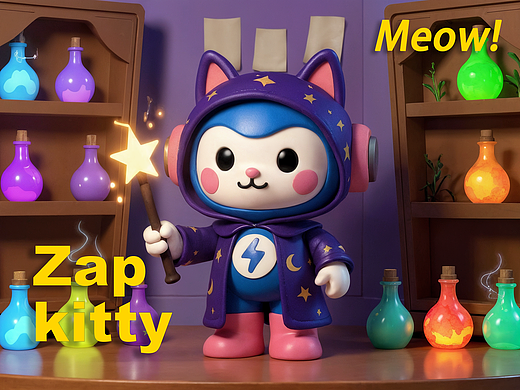 ZAPKITTY-霹雳猫 IP形象设计