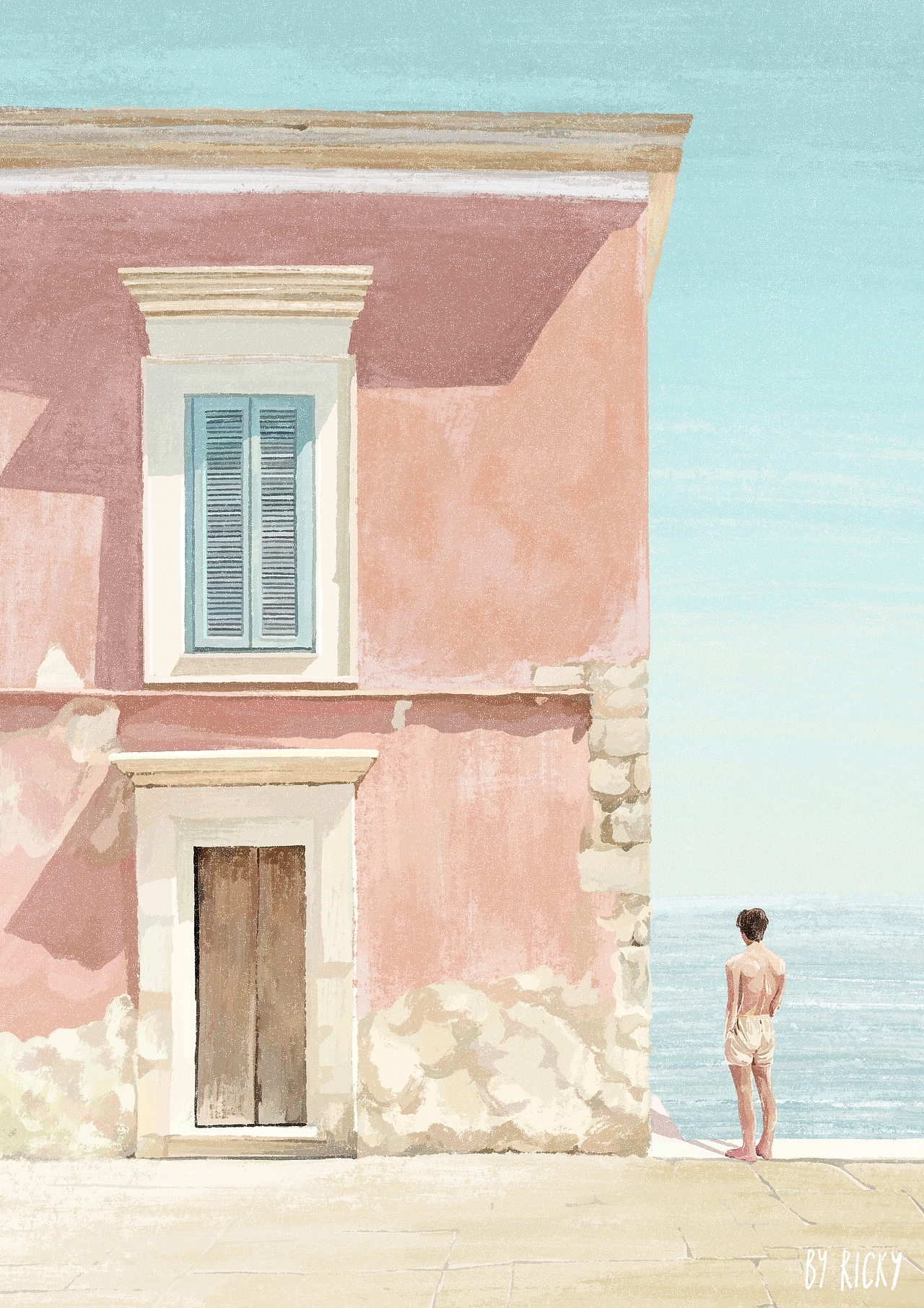 画了一些夏天✍🏽（图ZMzk0MjY3MjI0） - 艺术插画 - 站酷设计师RICKYCHANG_原创素材 - 站酷ZCOOL