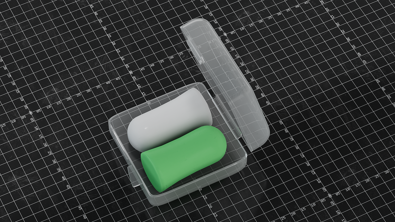 日常练习—隔音耳塞的渲染(C4D-RS)