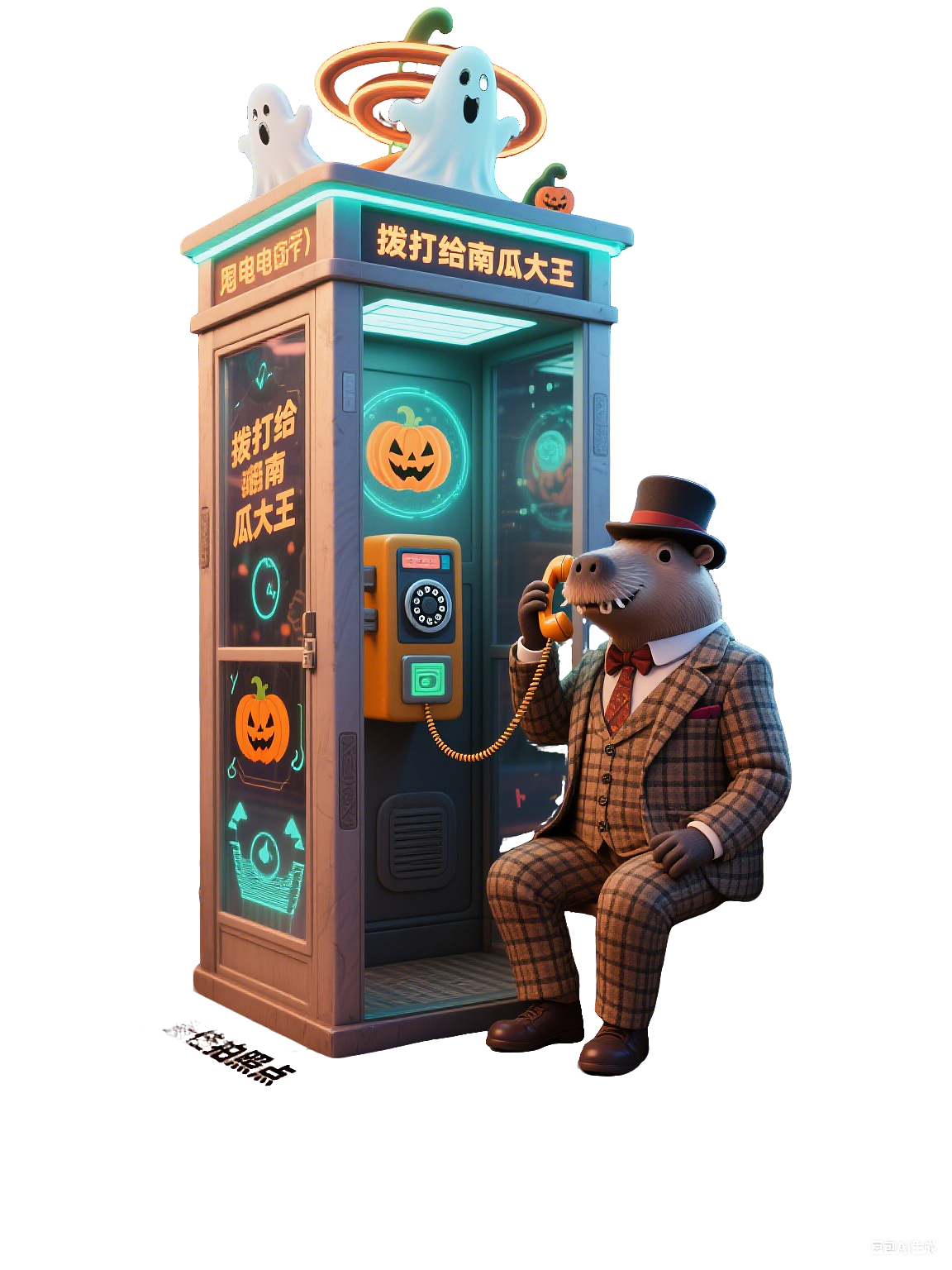 第二期-亲子乐园万圣节雕塑