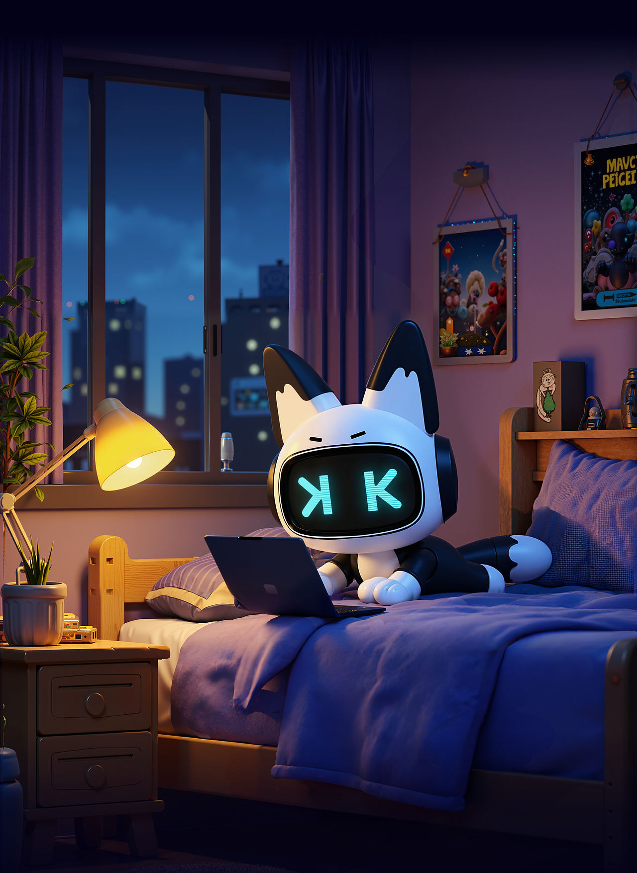 【智能AI软件Kimi】 IP形象设计——KiKi