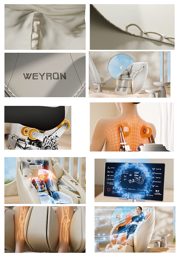 英国WEYRON按摩椅（iRest按摩椅）（图ZMzk0MzAxMzcy） - 动画/影视 - 站酷设计师Oceans11原创素材 - 站酷ZCOOL