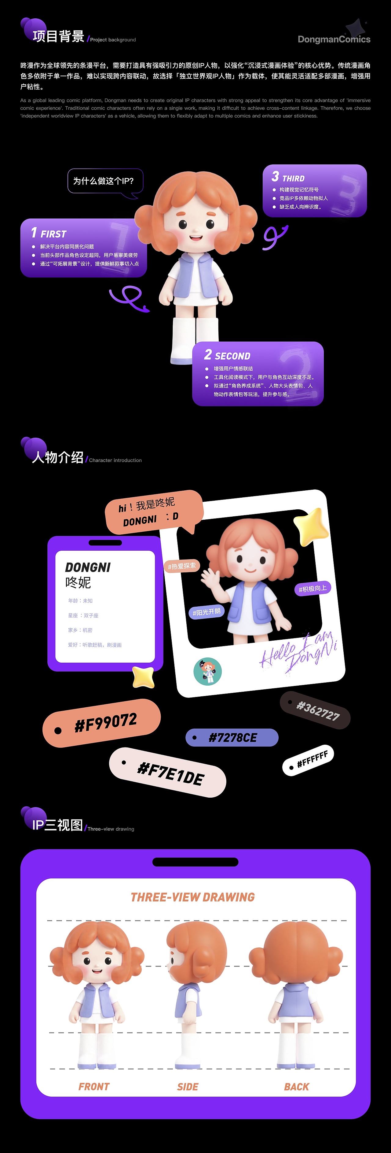 《咚漫漫画》APP原创IP设计——咚妮（图ZMzk0MzA0NjMy） - 其他UI - 站酷设计师qTpro原创素材 - 站酷ZCOOL